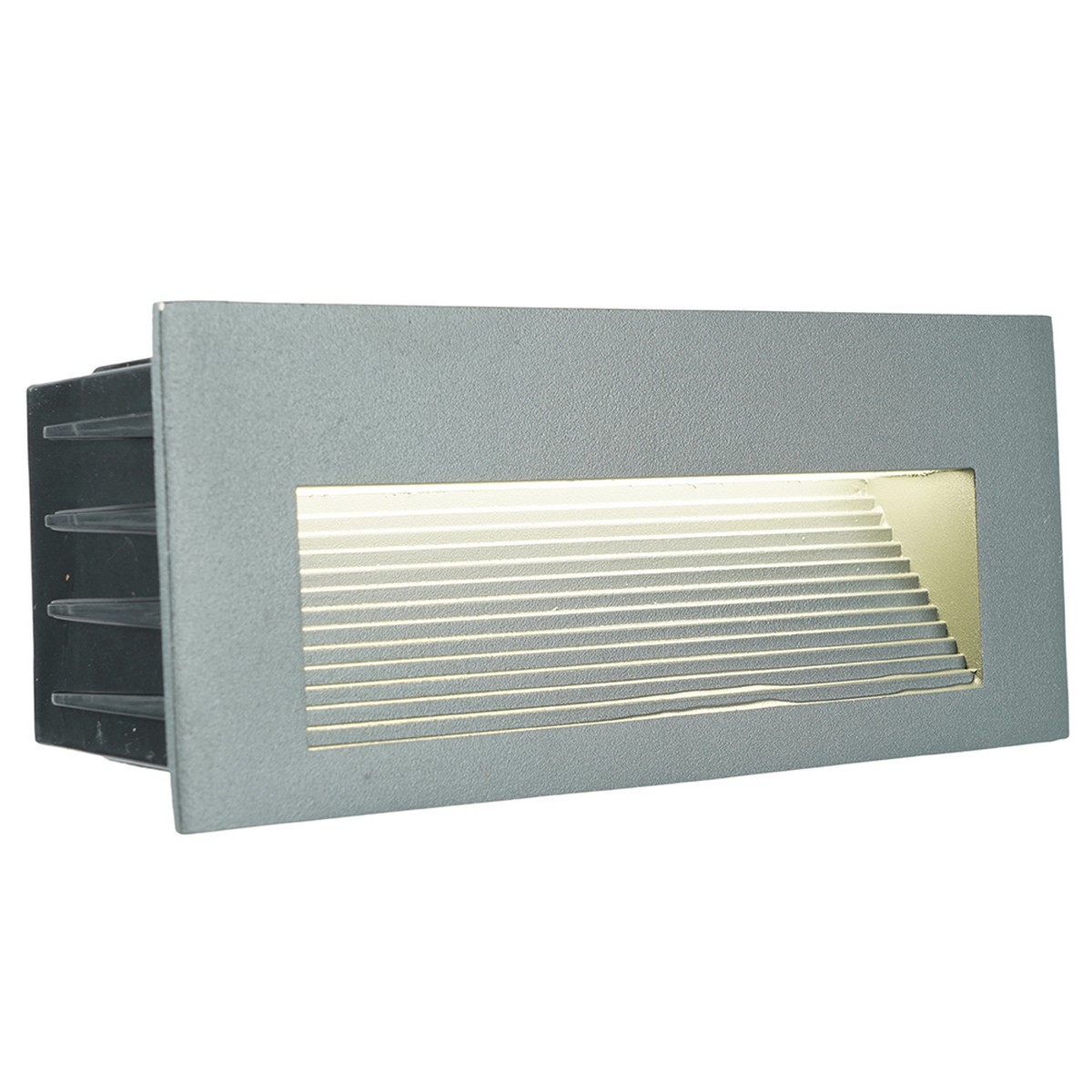 Уличные настенные светильники Светодиодный светильник Feron LN012-1 встраиваемый 5W 4000K IP65 серый 51955 