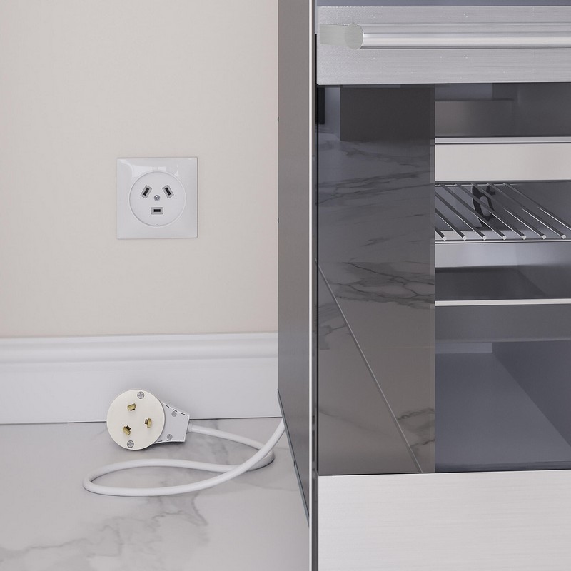 Werkel Белый механизмы Розетка Werkel с вилкой для электроплиты 32А 250В (белый) W1189201