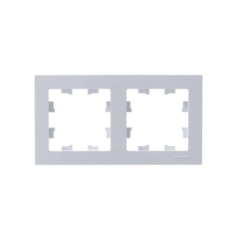 AtlasDesign Белый Рамка Systeme Electric AtlasDesign белый 2-ая, универсальная ATN000102