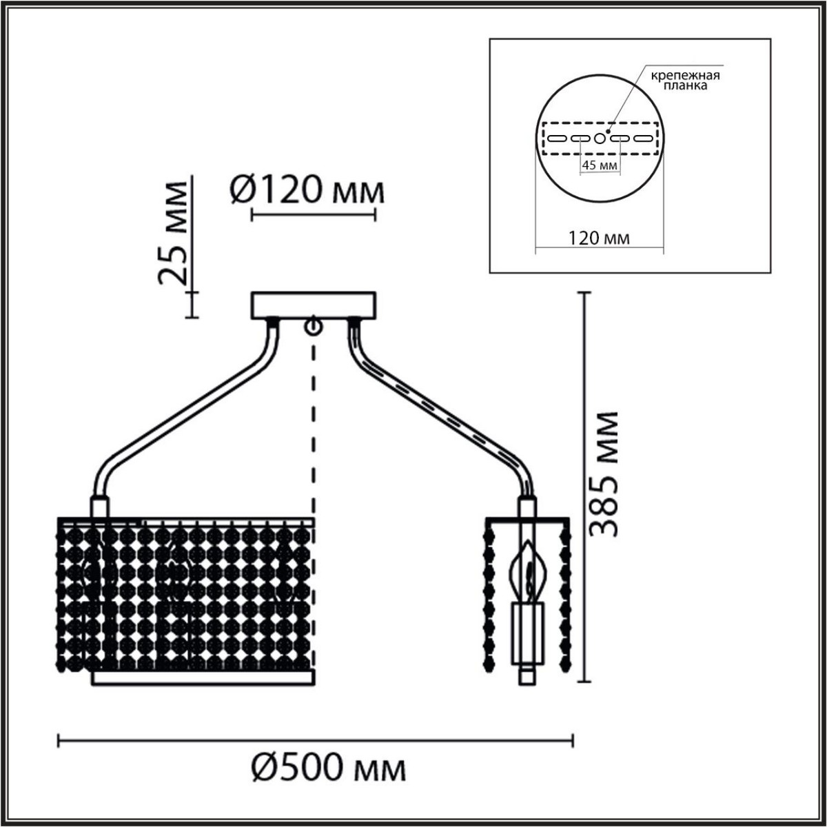 Люстры Люстра потолочная LUMION 8244/6C LAYLA 