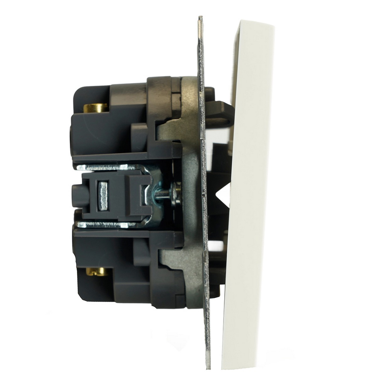 Эмили - Розетки и выключатели Stekker Переключатель перекрестный 2-клавишный STEKKER Эмили RSW10-5111-01 белый фарфор soft touch 50162