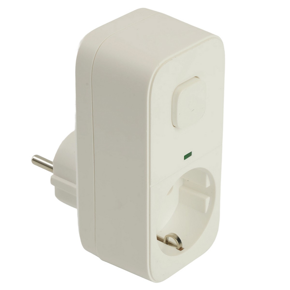 Колодки и удлинители, тройники Сетевой фильтр 1-местный с/з STEKKER HM81-11-2 с выключателем Nova белый 50143 