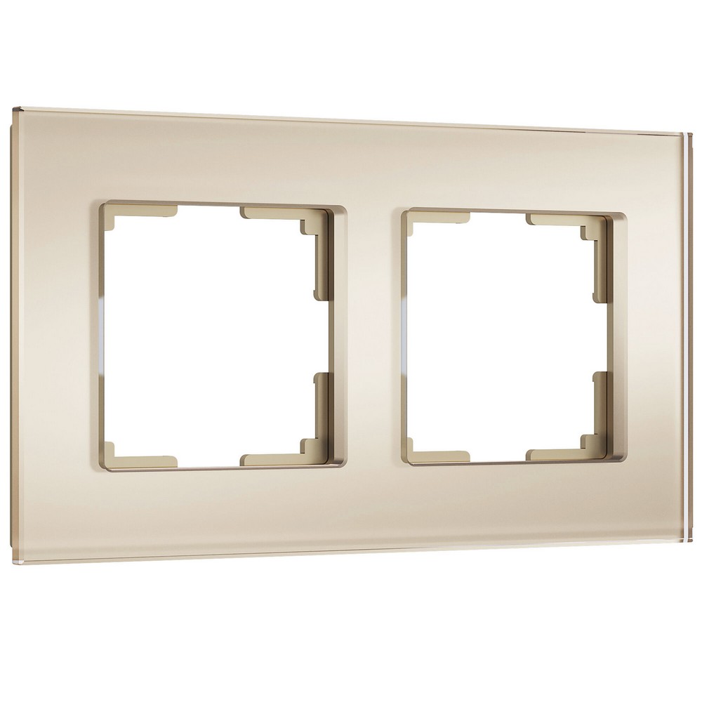 Рамки Werkel Senso Рамка Werkel на 2 поста Senso (шампань, стекло soft-touch) W00231110