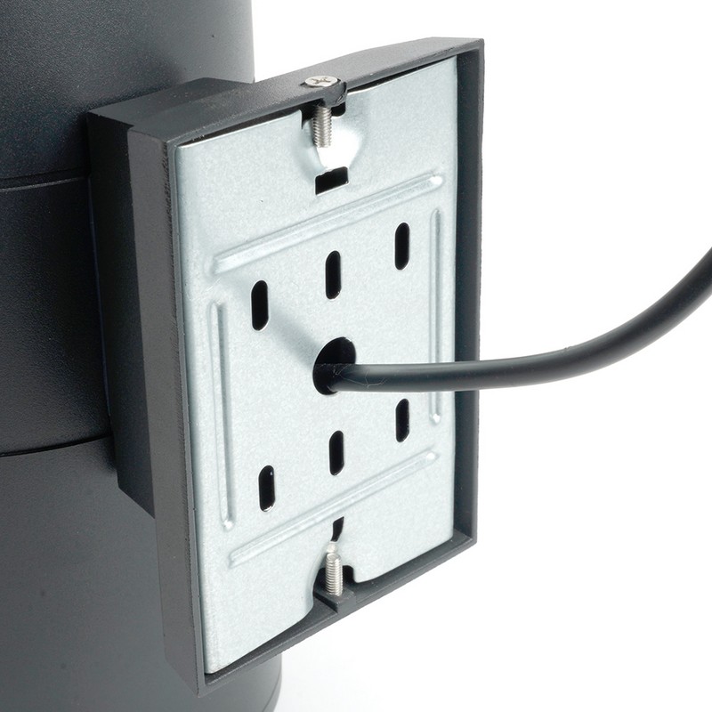 Уличные настенные светильники Светильник уличный светодиодный Feron DH0712 2*18W 2700Lm 2700K черный 48359 