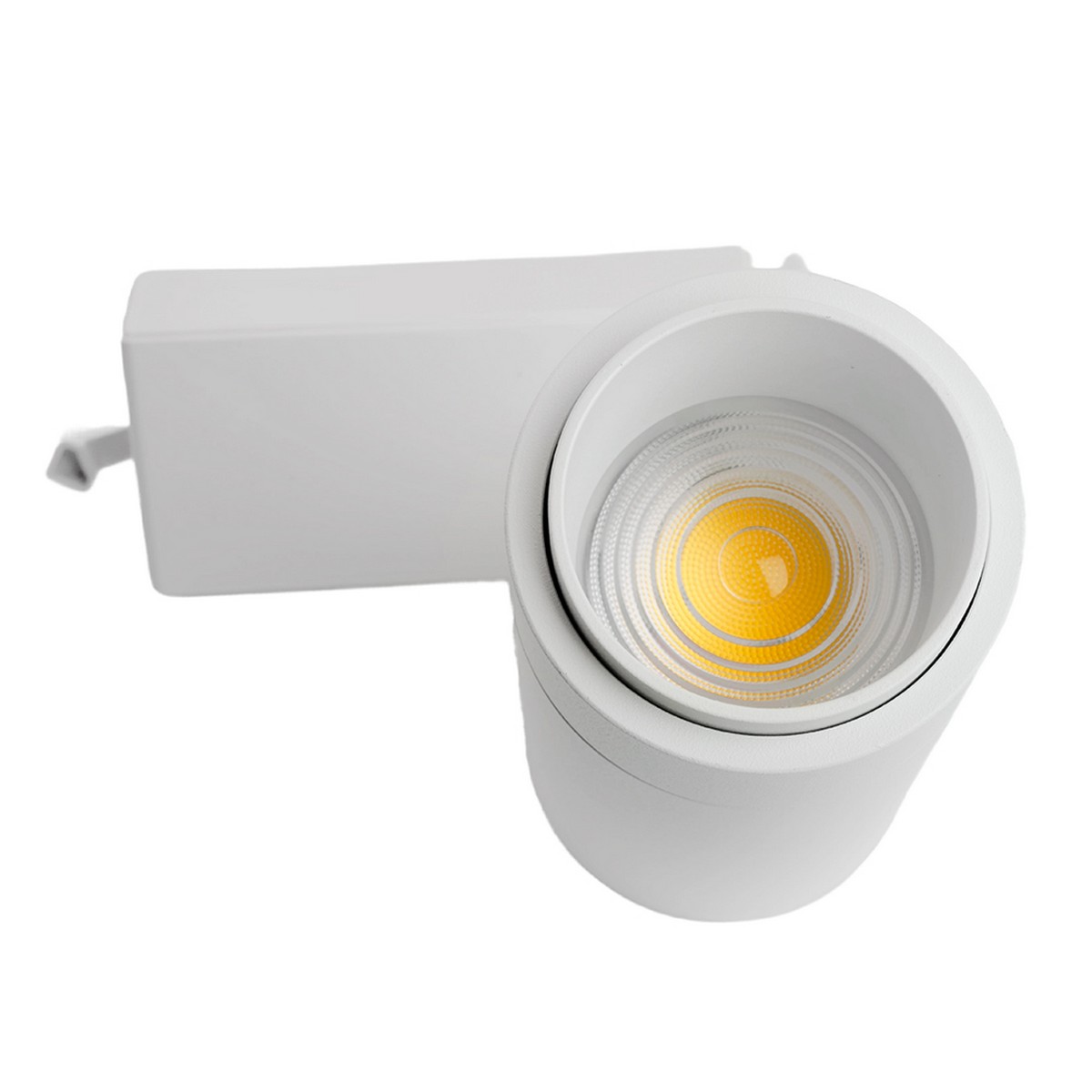 Трековые светодиодные светильники Светодиодный светильник Feron AL137 трековый 12W 4000K белый изменяемый угол освещения 15-60 град 51173 