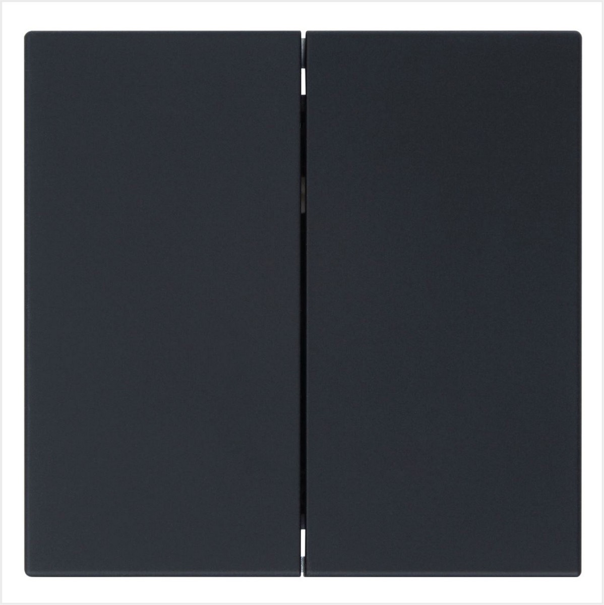 JASMART FD - розетки и выключатели Звонковый механизм JASMART FD 2 клавишный Черный матовый (soft touch) 3020PBM