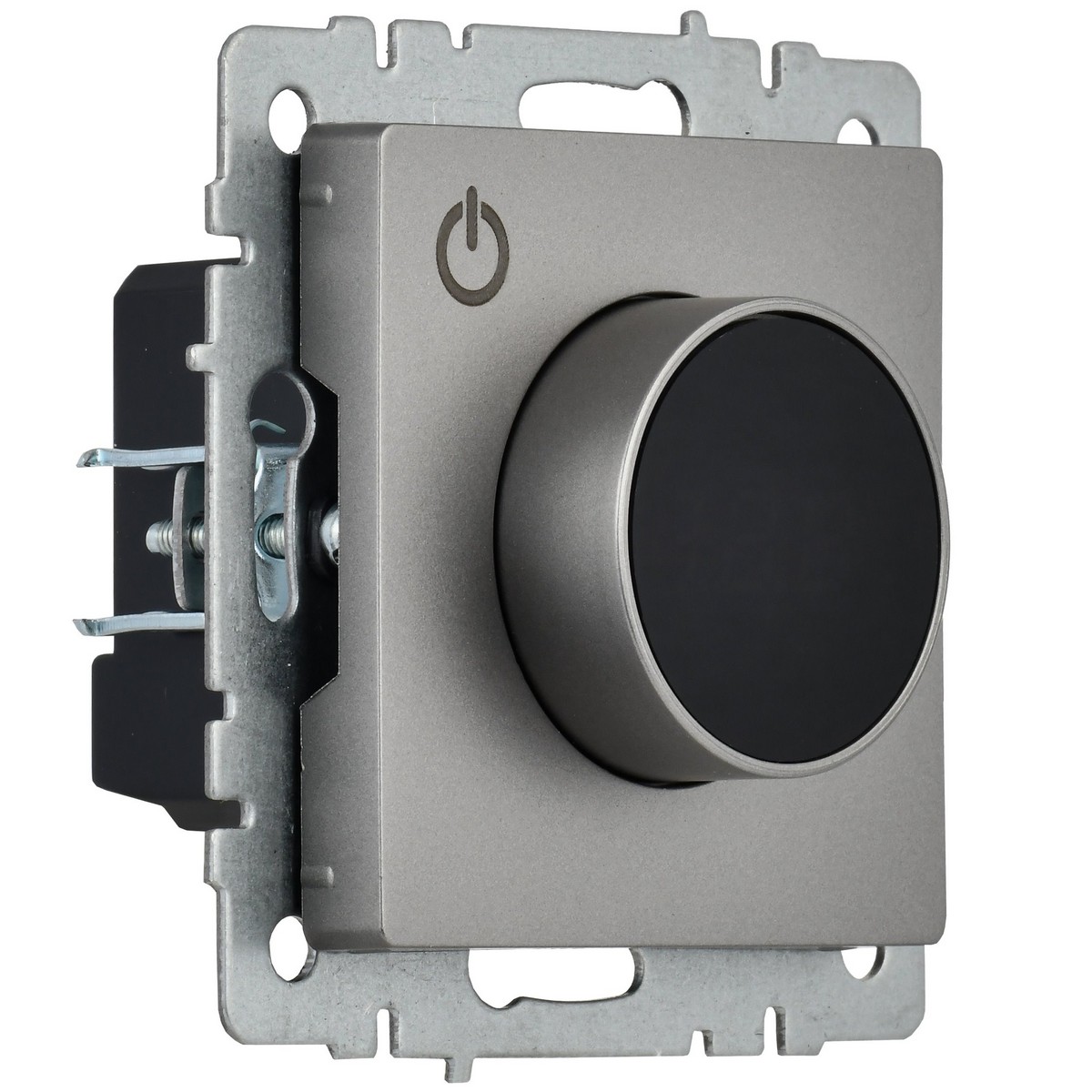 IEK Brite Сталь Термостат электронный IEK BRITE  с инд. ТС10-1-БрС сталь BR-RT11-K46