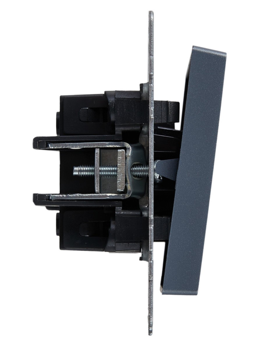 IEK Brite Маренго Выключатель IEK BRITE 1-клавишный перекрестный 10А ВС10-1-3-БрМ маренго BR-V13-0-10-K35