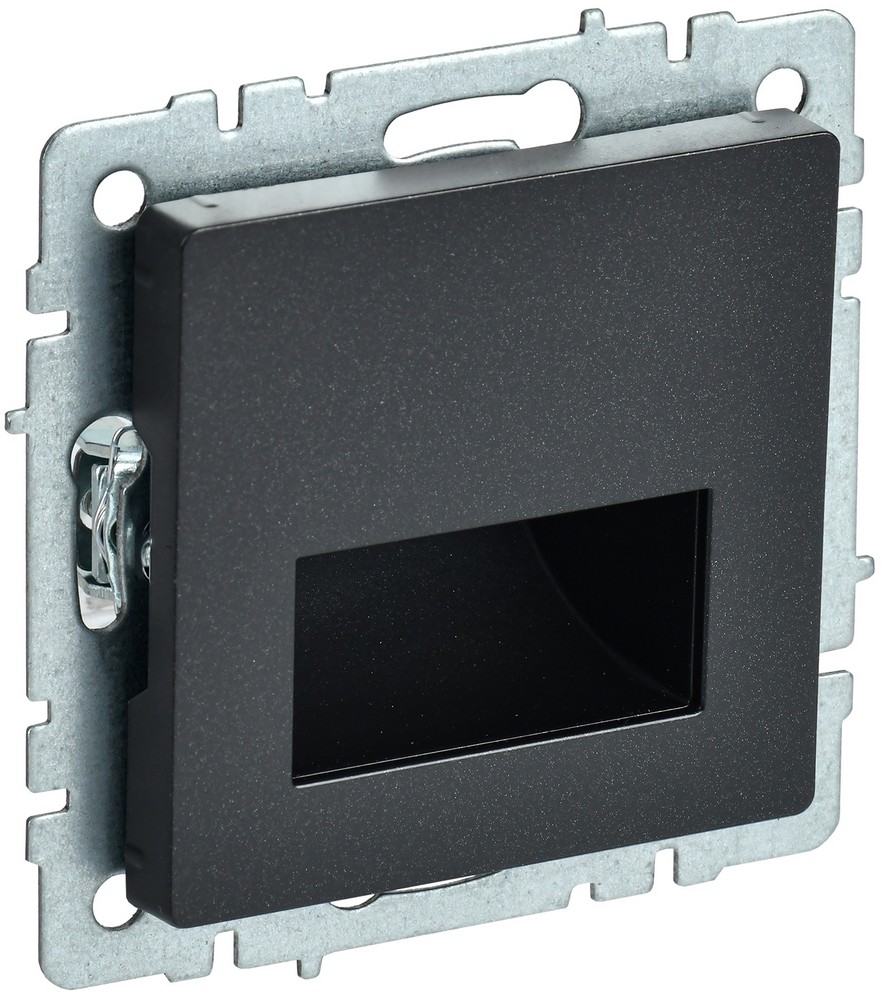 IEK Brite Черный Подсветка IEK BRITE LED встраиваемая ПЛ20-БрЧ черный BR-FL20-K02