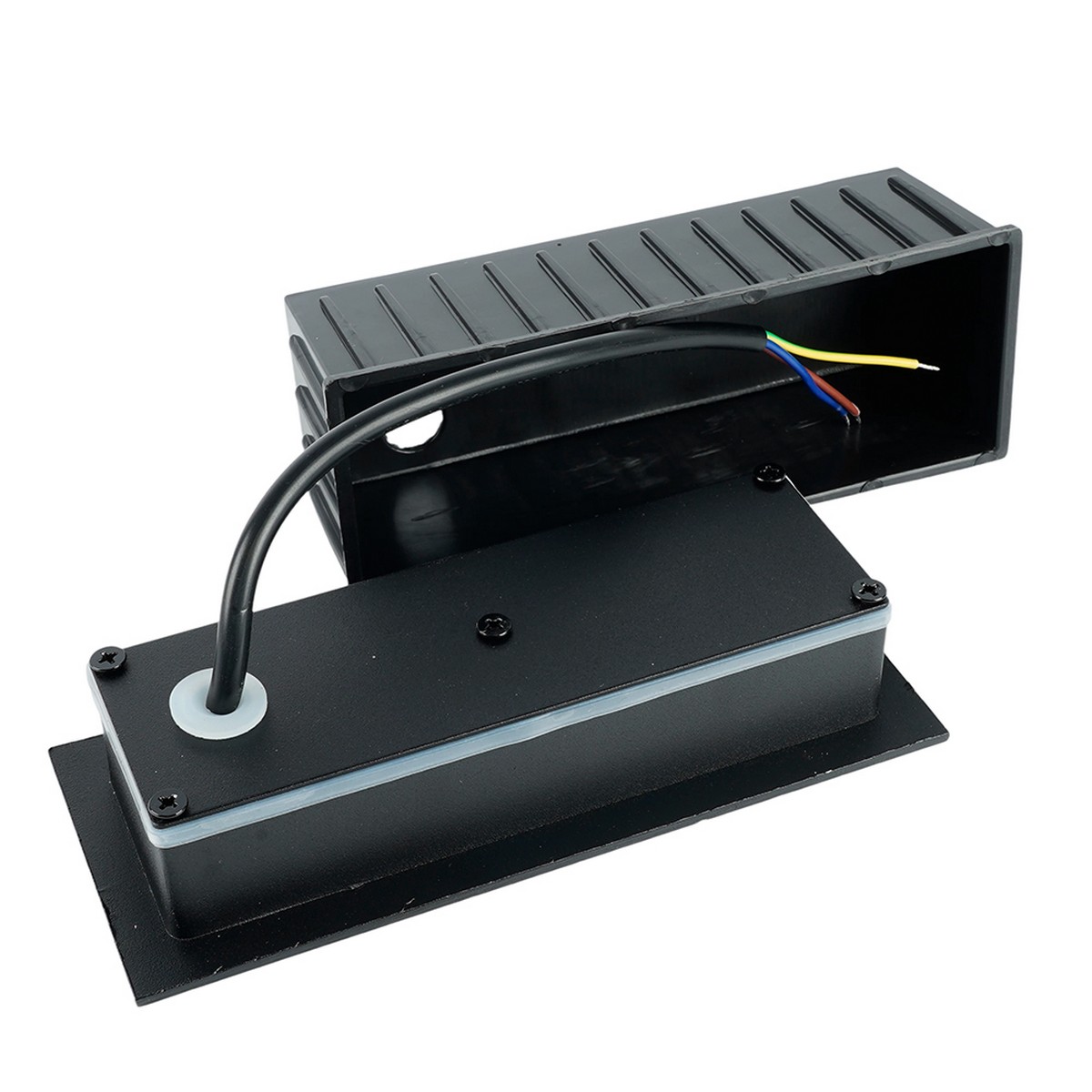 Уличные настенные светильники Светодиодный светильник Feron LN012-1 встраиваемый 5W 4000K IP65 черный 51956 