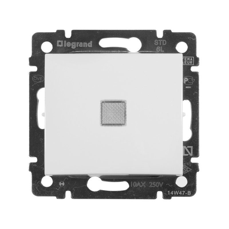 Legrand Valena Classic Белый Переключатель Legrand Valena белый 1-клавишный с подсветкой 774426