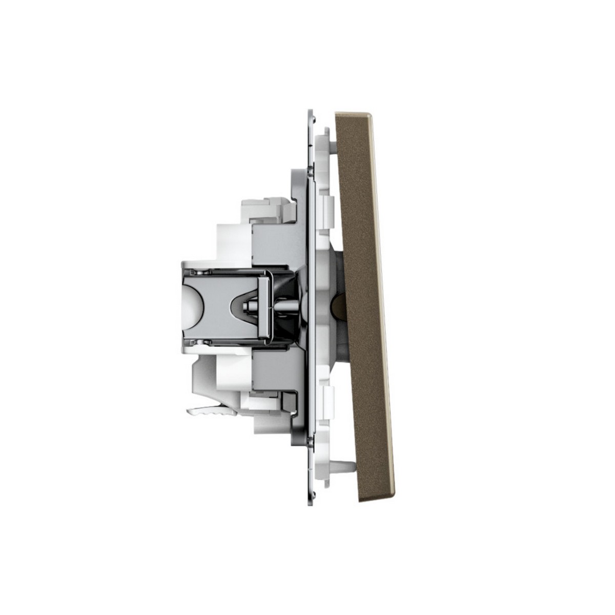 ArtGallery Мокко Выключатель SE ArtGallery Мокко 1-клавишный, быстрозажим. клем. GAL000611S