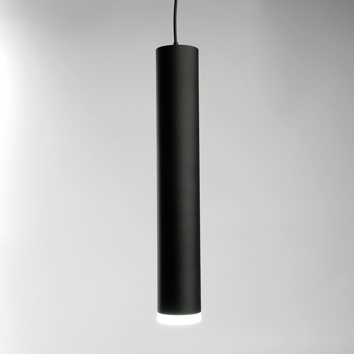 Подвесные светодиодные светильники Светильник потолочный Feron ML1028 Barrel levitation на подвесе MR11 черный 51397 