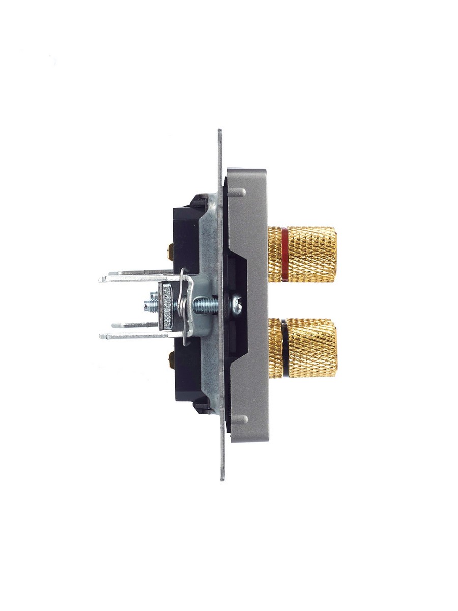 IEK Brite Сталь Аудиорозетка IEK BRITE 4-местная РА10-БрС сталь BR-S40-K46