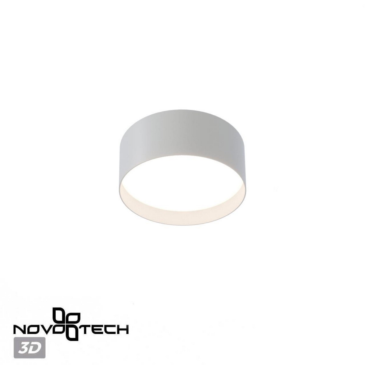 Светильники споты светодиодные Светильник накладной светодиодный с переключателем цветовой темперетуры NOVOTECH 359598 ORBIS 