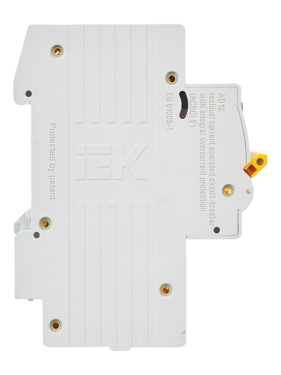 IEK Дифференциальный автоматический выключатель IEK KARAT АД12 2P 10A 30мА MAD10-2-010-C-030 