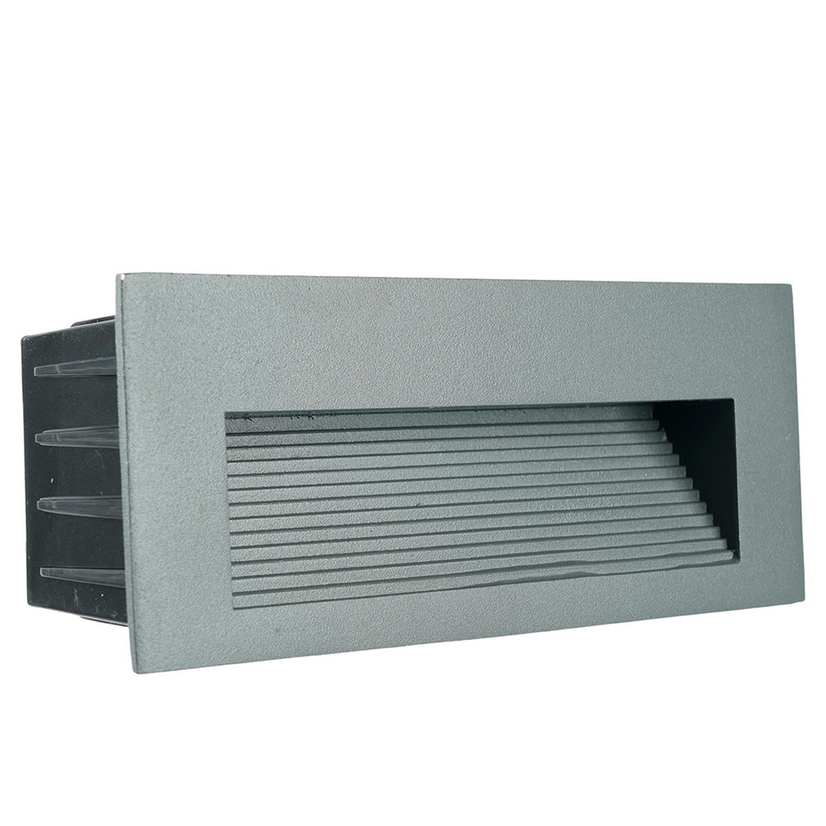 Уличные настенные светильники Светодиодный светильник Feron LN012-1 встраиваемый 5W 4000K IP65 серый 51955