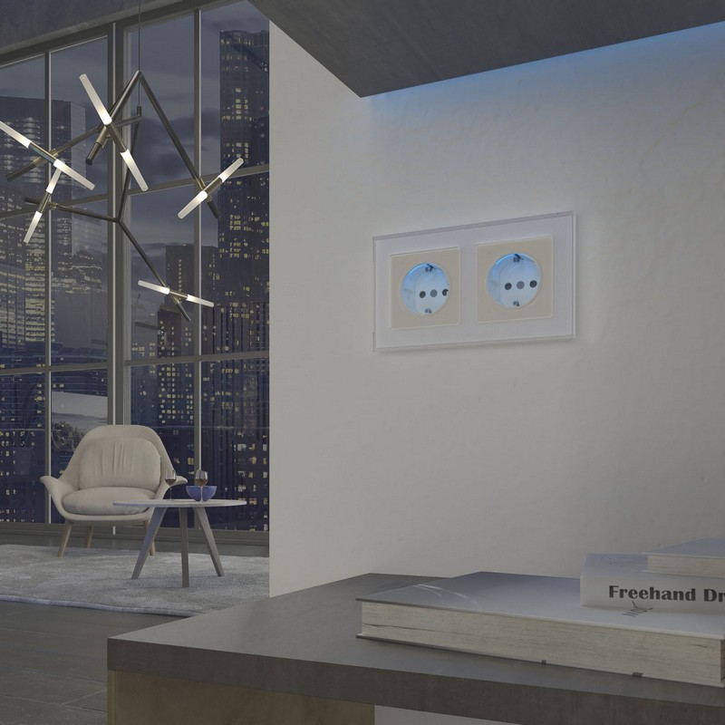 Werkel Слоновая кость механизмы Розетка Werkel с подсветкой (слоновая кость) W1171403