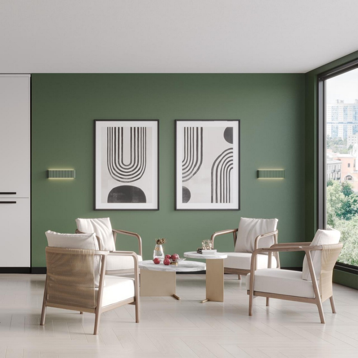 Накладные светодиодные светильники Cветильник настенный светодиодный с переключателем цв.температуры NOVOTECH YESO 359402 