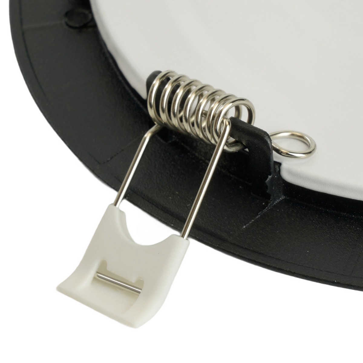 Встраиваемые светодиодные светильники Светодиодный светильник Feron AL500 встраиваемый 9W 4000K черный 51616 