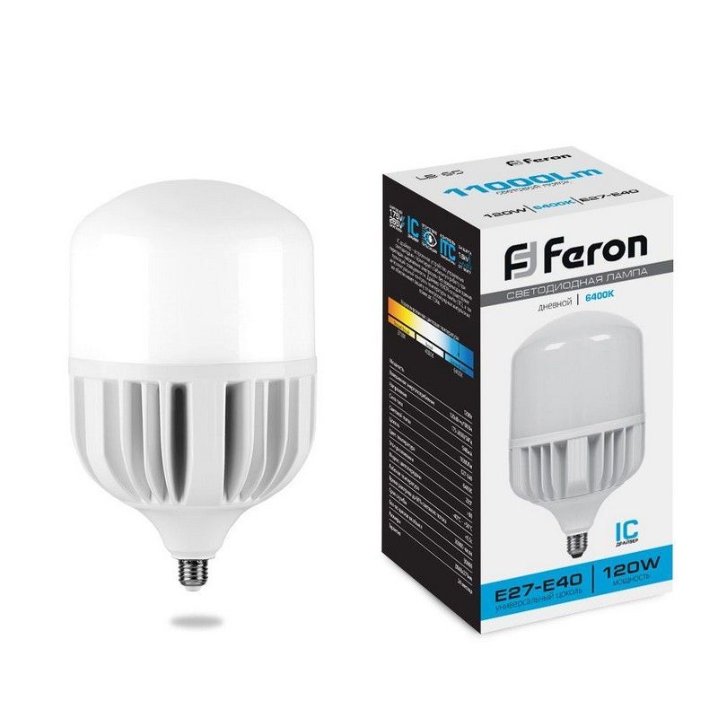 E27 Лампа светодиодная Feron LB-65 E27-E40 120W 6400К 38197 