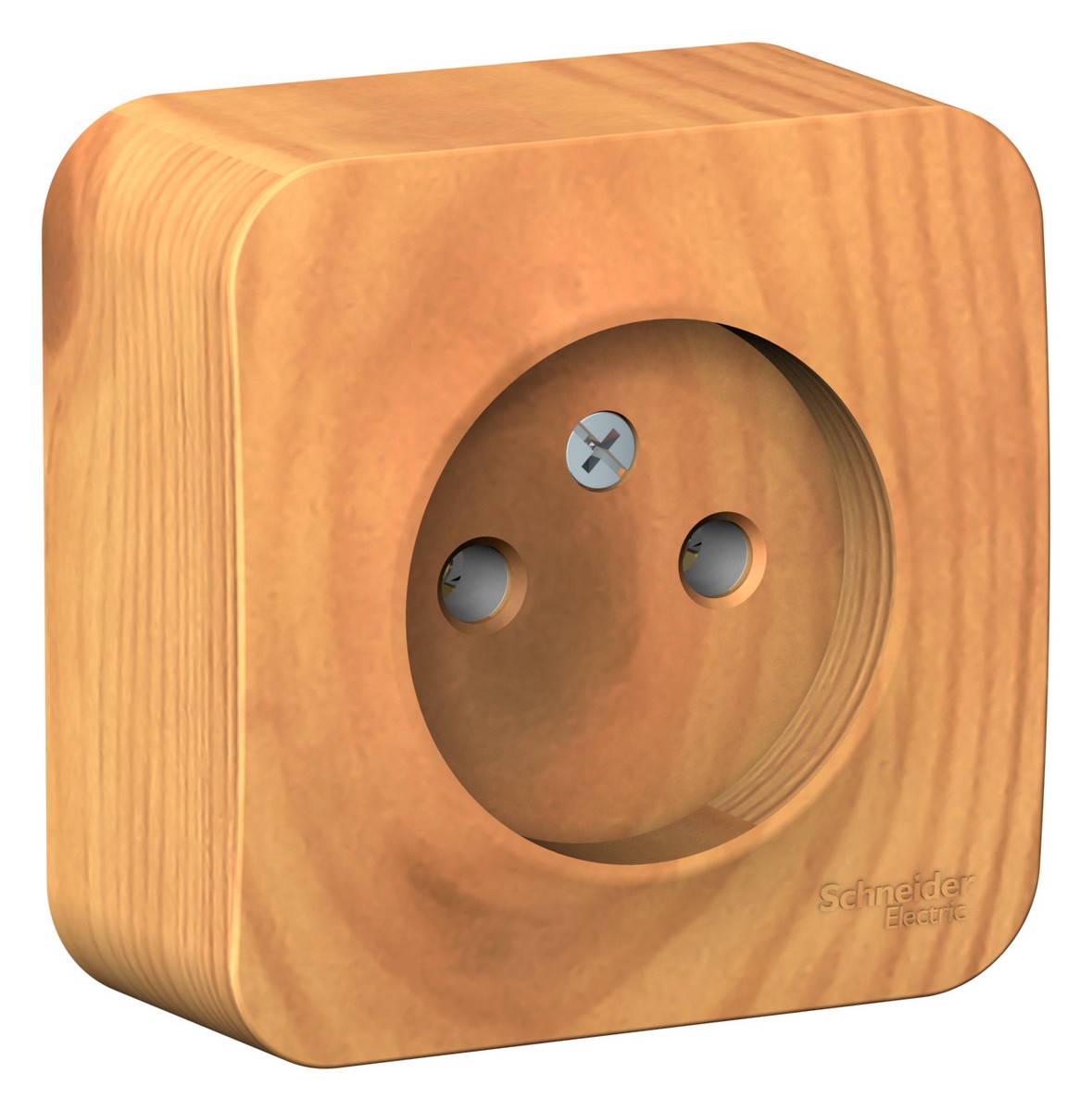 Blanca ясень розетки и выключатели Розетка SE Blanca б/з Ясень наружный без шторок изолир. пластина BLNRA000115