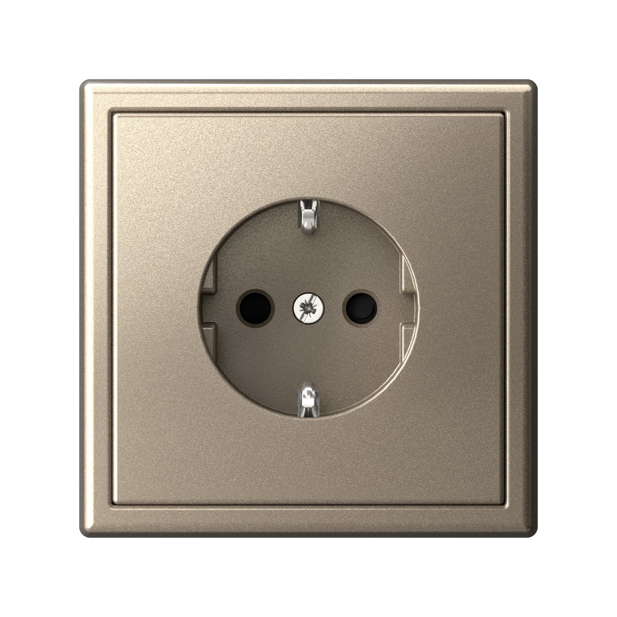 ArtGallery Шампань Розетка SystemeElectric ArtGallery Шампань с заземлением со шторками, 16А быстрозажим. клем. GAL000545S