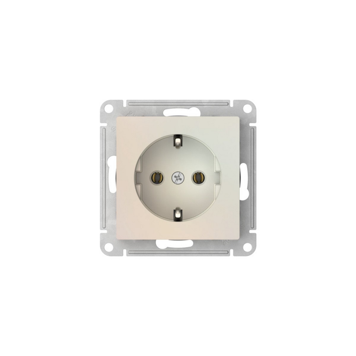 AtlasDesign Жемчуг Розетка SE AtlasDesign Жемчуг с заземлением быстрозажим. клем. ATN000443S