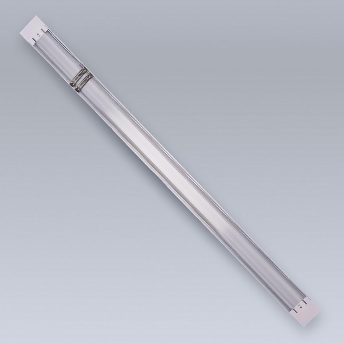 Линейные светодиодные светильники Светильник ELEGANZ линейный-панель 60W 4500К 1500*75*25мм 220V IP40 9808 