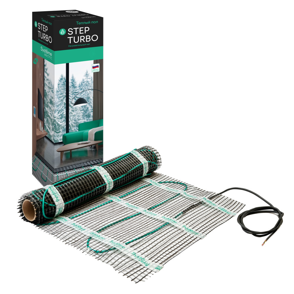 Теплый пол Systeme Electric Теплый пол Systeme Electric 2,5 м2 STEP TURBO STM200025 200 Вт/м2 500 Вт 