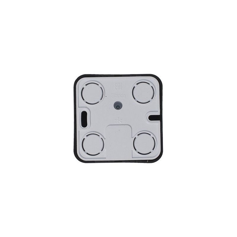 Blanca антрацит розетки и выключатели Розетка SE Blanca ТЛФ Антрацит наружный RJ11 изолир. пластина BLNIA011006