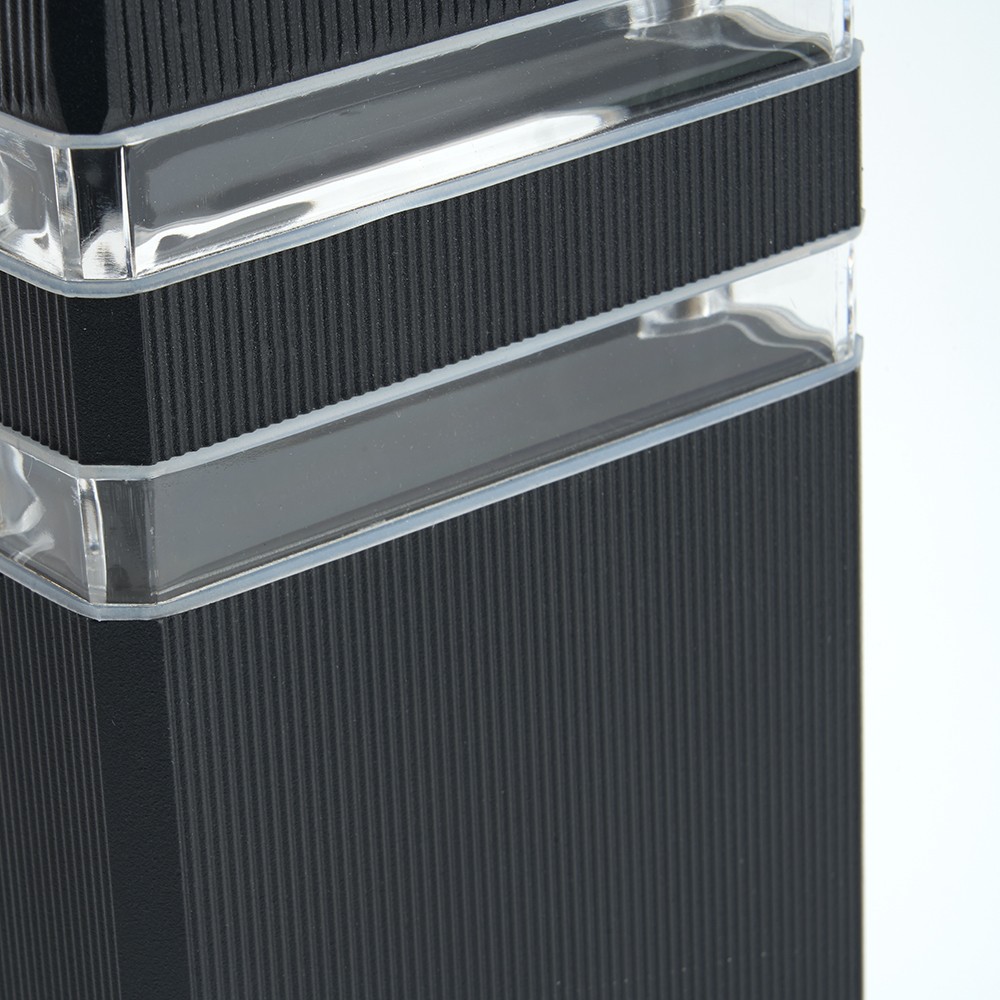 Уличные настенные светильники Светильник садово-парковый Feron DH0806 на стену вверх  E27 230V черный 41153 