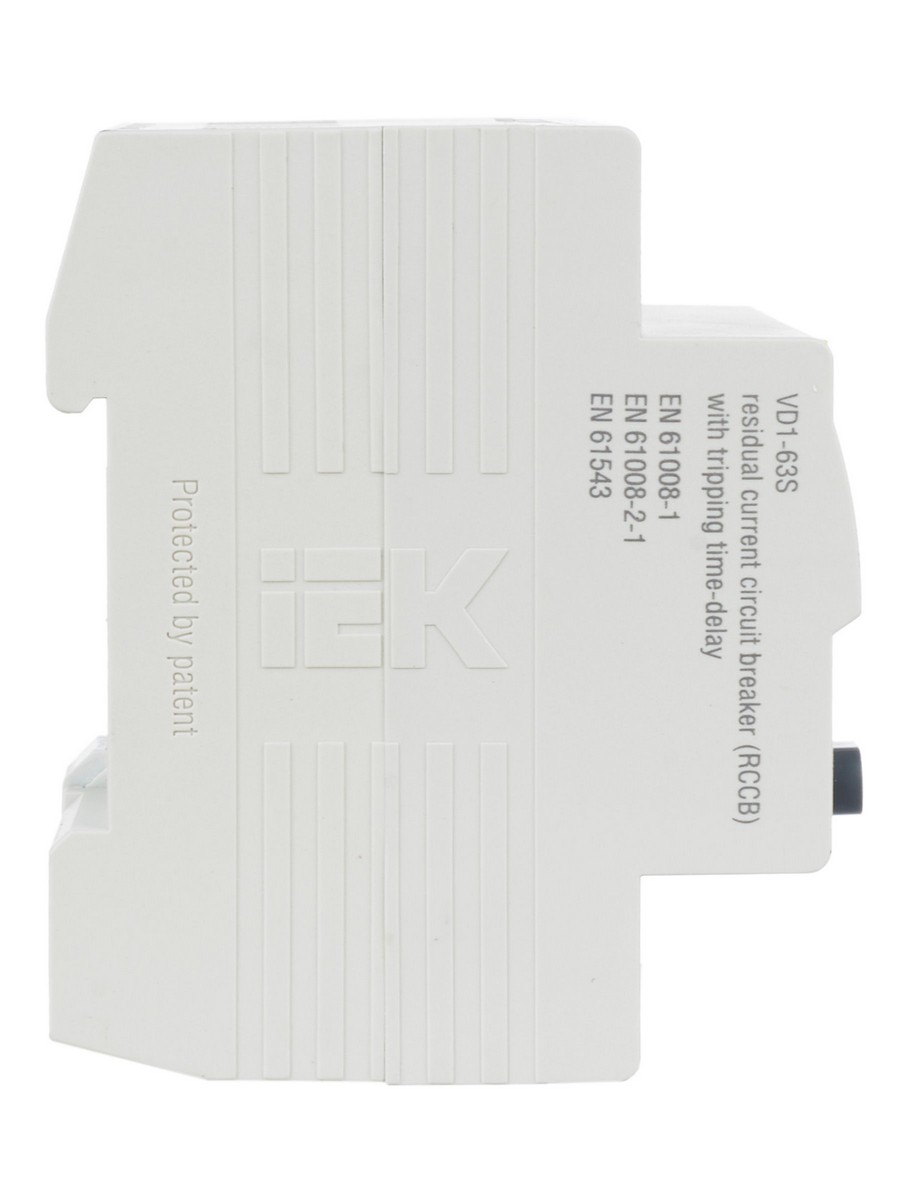 IEK Выключатель дифференциальный IEK KARAT ВД1-63S 4Р 63А 300мА MDV12-4-063-300 