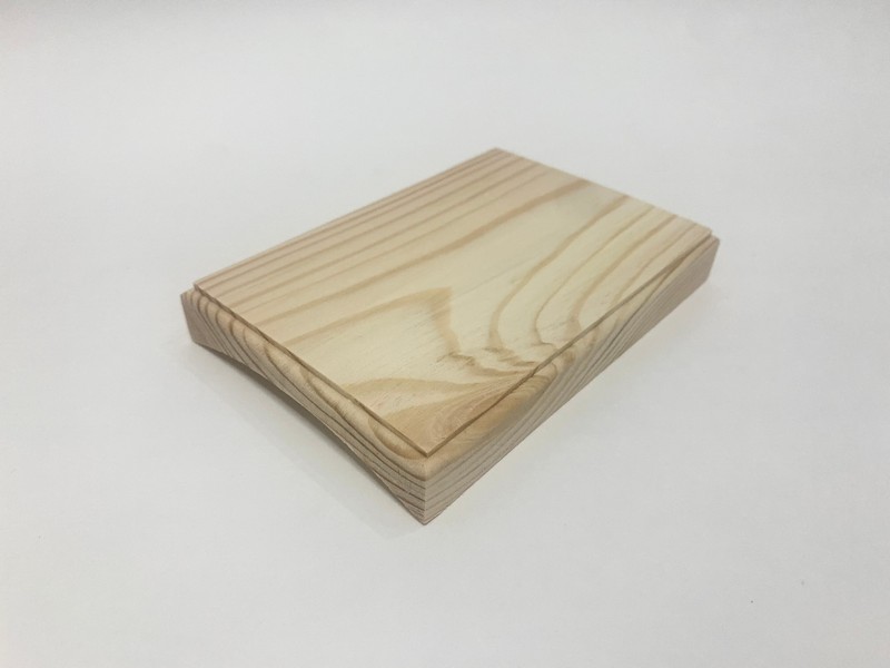 Деревянная накладка Cleverwood наружного монтажа розеток и выключателей диаметром 260 мм 2-ая 959