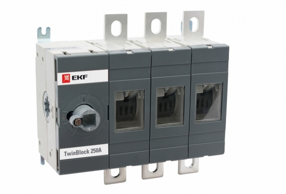 EKF Рубильник EKF PROxima 250A 3P без рукоятки управления TwinBlock tb-s-250-3p 