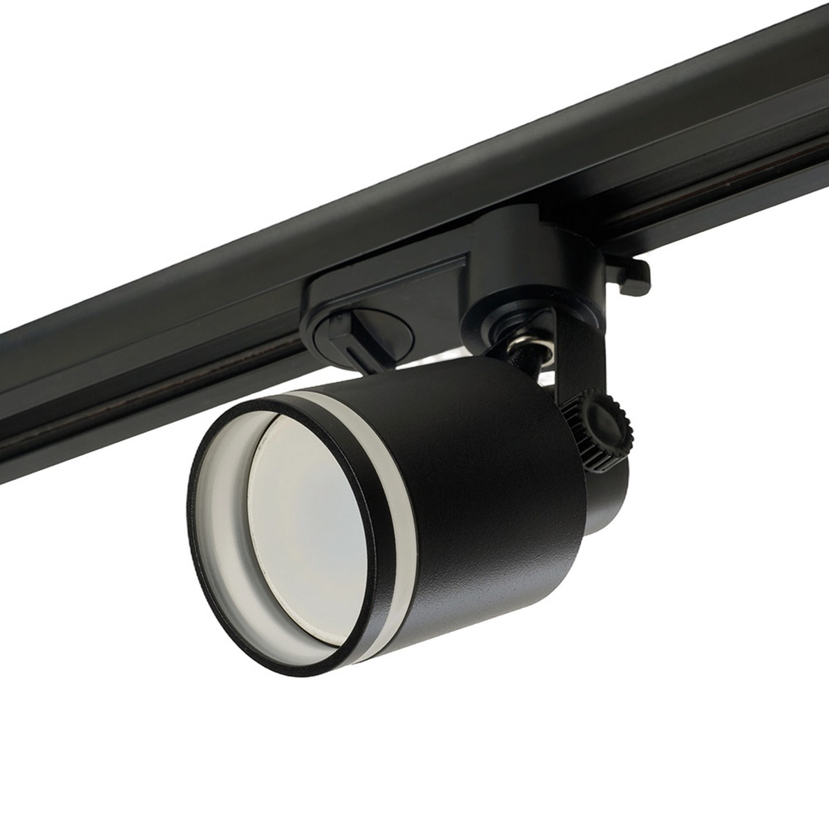 Трековые светодиодные светильники Светильник Feron AL188 трековый под лампу GU10 черный 48707 