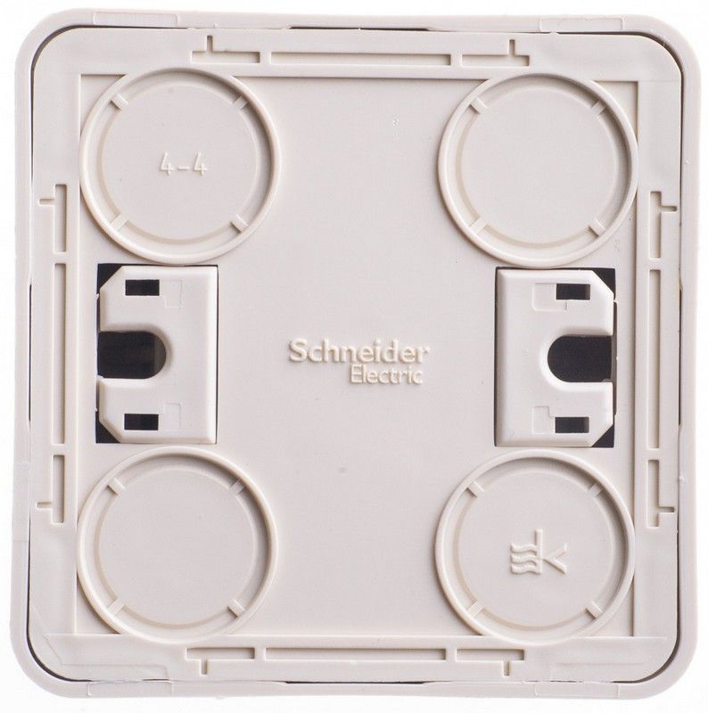 Этюд Кремовый Переключатель 1-клавишный Systeme Electric Этюд наружный Бежевый BA10-004K