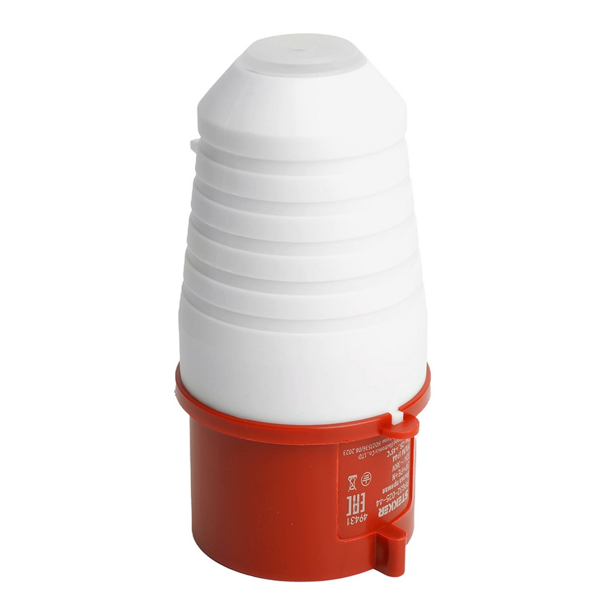 Силовые разъемы и вилки Вилка Stekker прямая ST-025 32А 380В 3P+PE+N IP44 PPG32-025-44 49431 