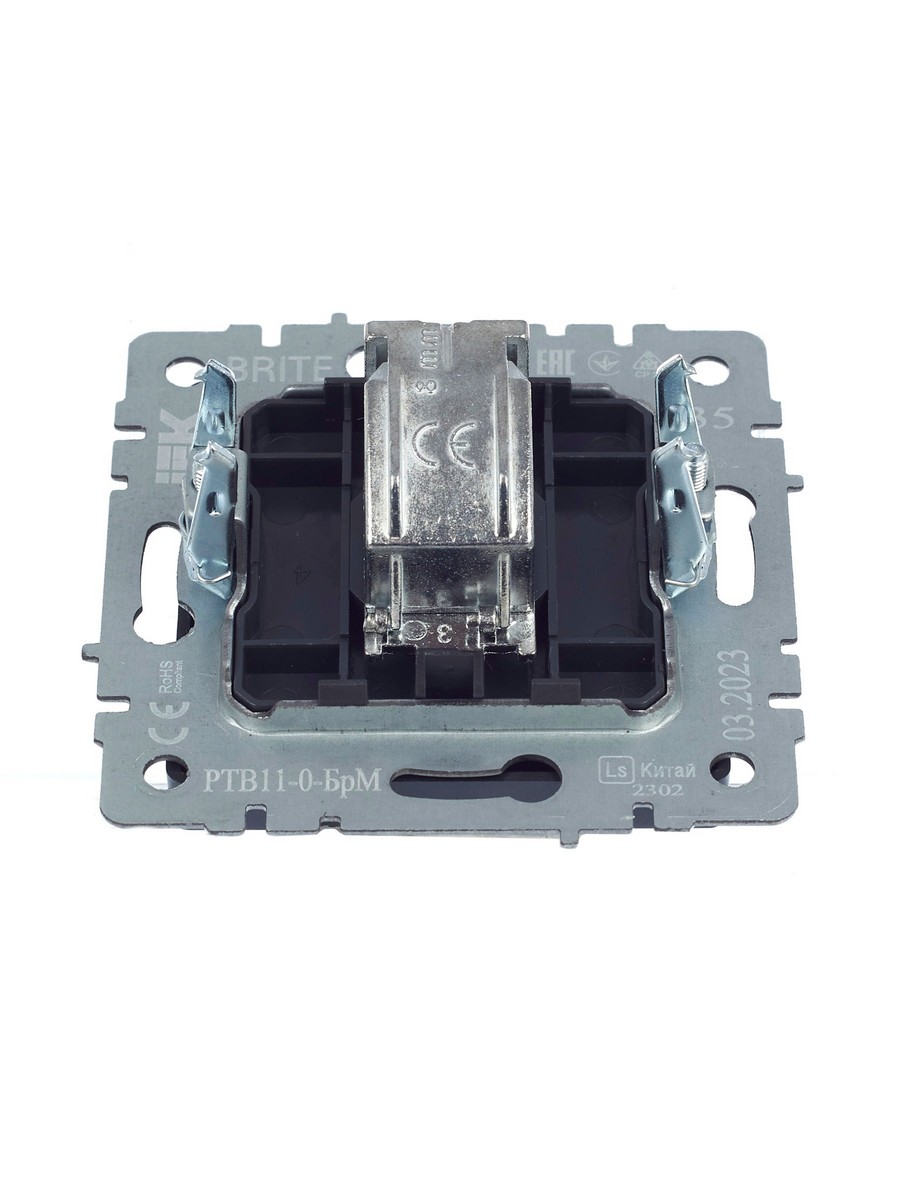 IEK Brite Маренго Розетка IEK BRITE TV оконечная РТВ11-0-БрМ маренго BR-A10-O-K35