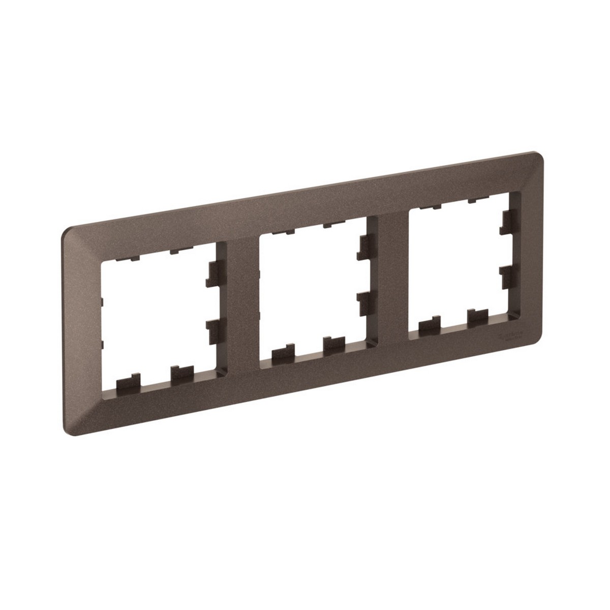 AtlasDesign Мокко Рамка Systeme Electric AtlasDesign Air Мокко/дымчатый черный 3-ая ATN220603