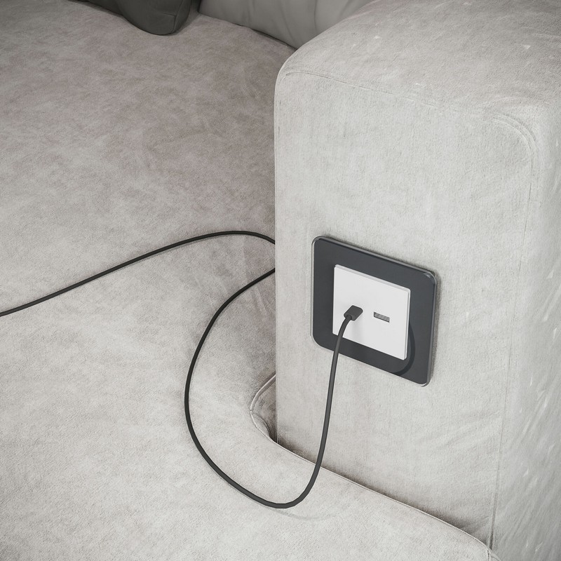 Рамки Werkel Elite Рамка Werkel из стекла на 1 пост Elite графит W0012440