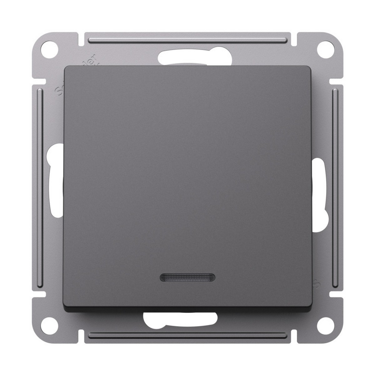 AtlasDesign Базальт Переключатель Systeme Electric AtlasDesign Базальт 1-клавишный с подсветкой, ATN001463