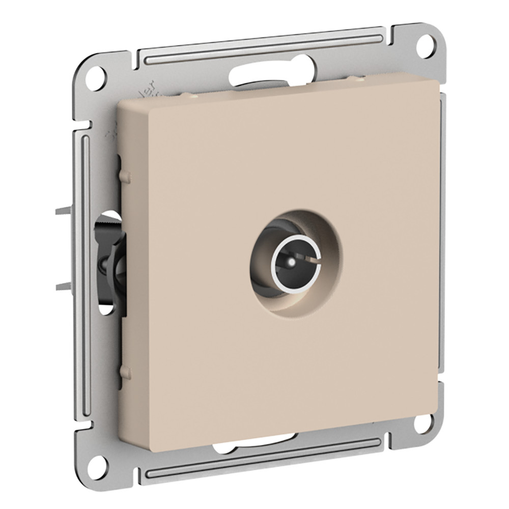 AtlasDesign Песочный Розетка Systeme Electric AtlasDesign Песочный TV оконечная 1DB ATN001291