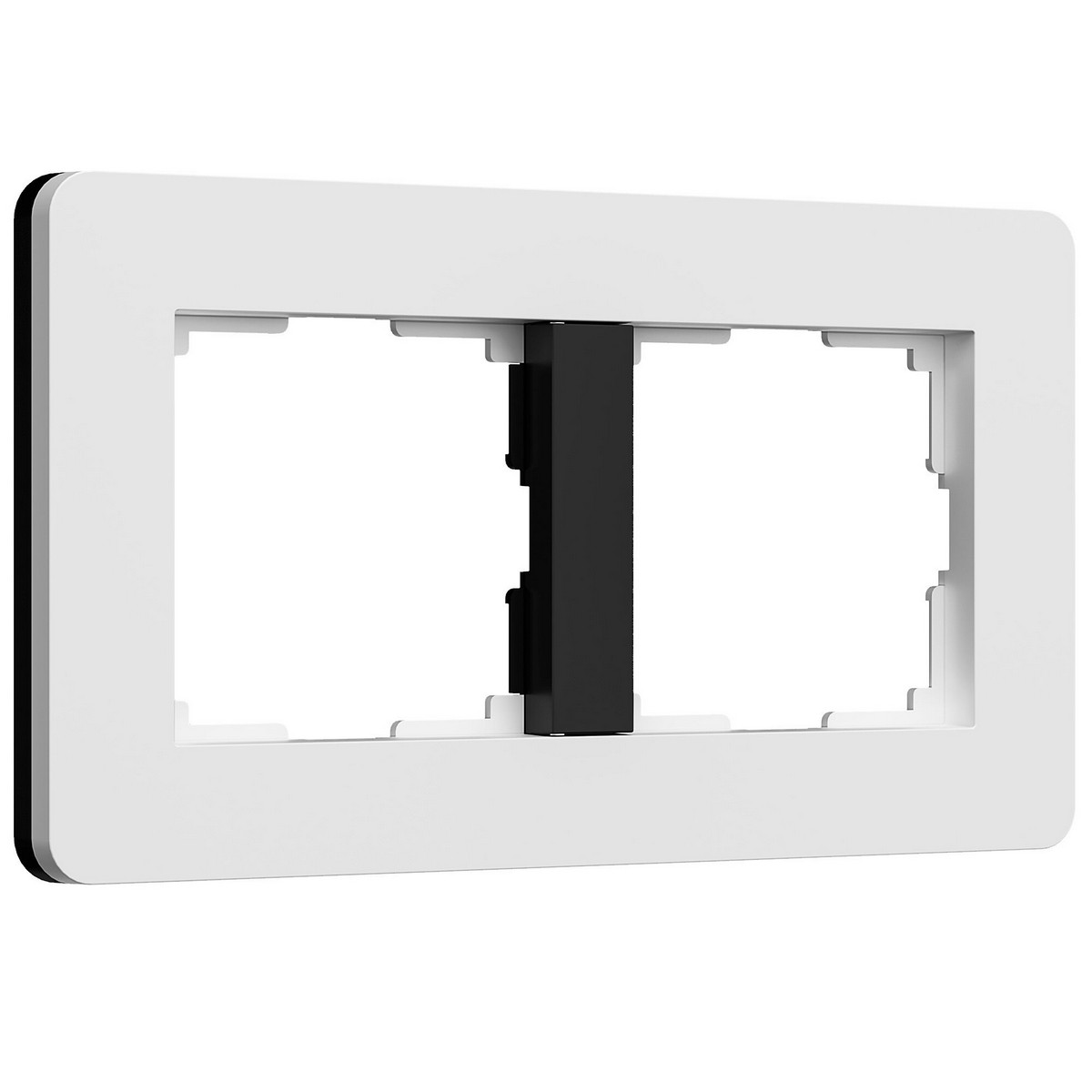 Рамки Werkel Split Рамка Werkel на 2 поста Split (белый/черный, soft-touch) W0023068