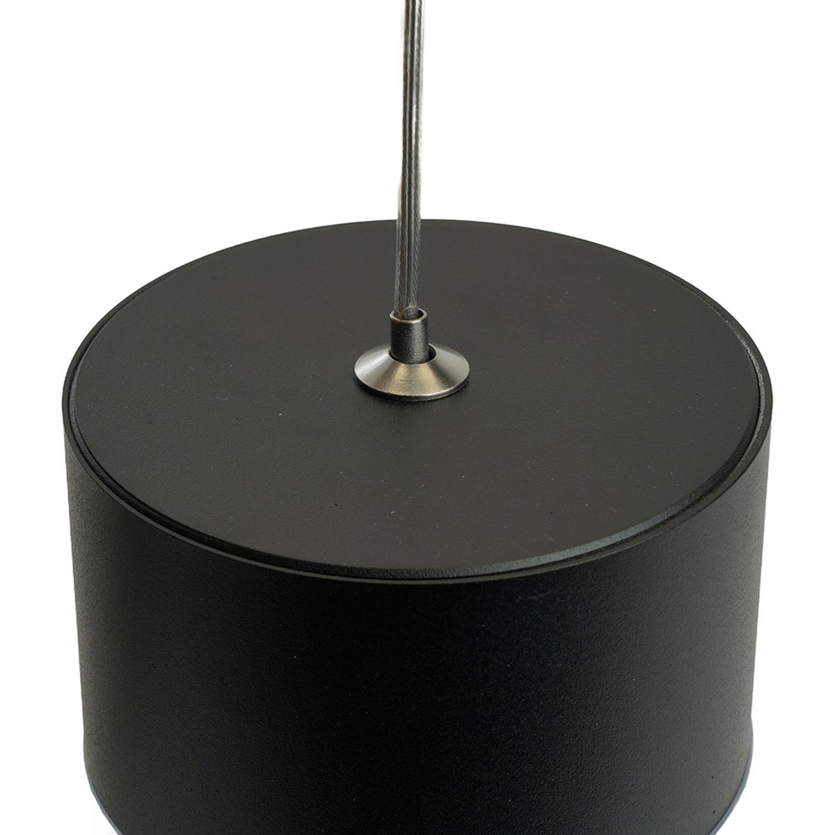 Подвесные светодиодные светильники Светильник Feron потолочный HL4548 HALO levitation на подвесе GX53 12W , черный 85*80 48749 