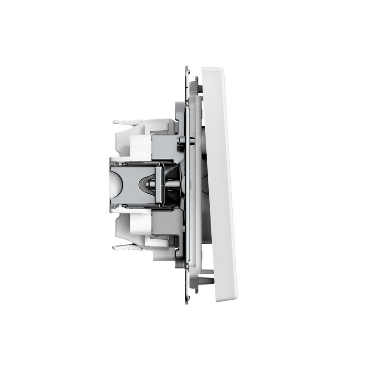 ArtGallery Белый Переключатель SE ArtGallery Белый 1-клавишный IP44, быстрозажим. клем. GAL440161S