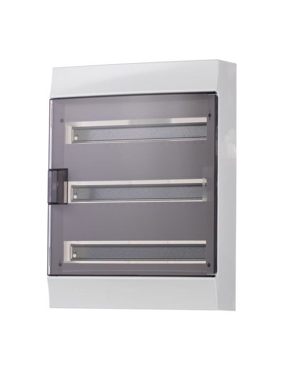 Щиты и боксы ABB Mistral41 Бокс настенный ABB Mistral41 54М прозрачная дверь (с клемм) 1SPE007717F9998