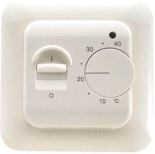 Терморегуляторы для теплого пола Терморегулятор Grand Meyer MST-1 механический 3600W крем