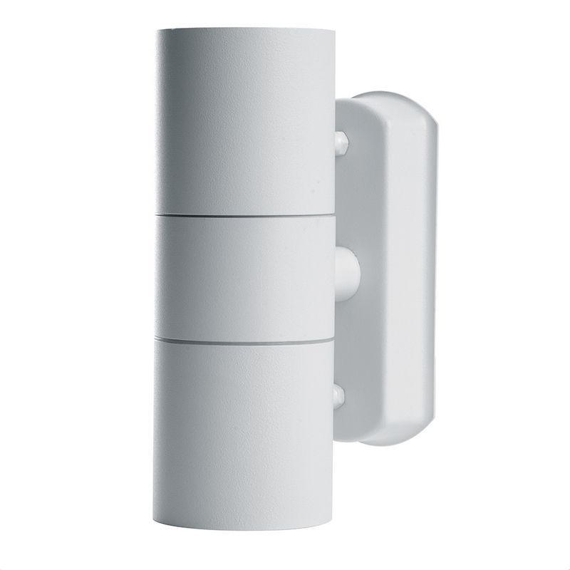 Уличные настенные светильники Светильник садово-парковый Feron DH0704 на стену 2*GU10 230V белый 11673 