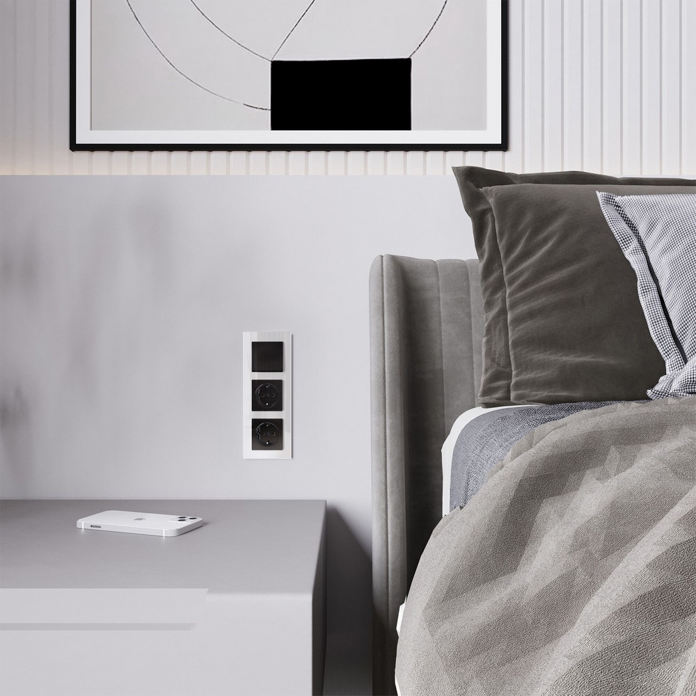 Werkel Черный акрил Клавиша Werkel для выключателя перекрестного (черный акрил) W11190480